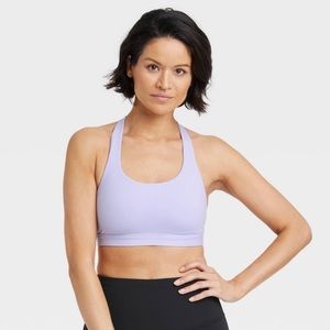 all in motion • periwinkle t-back sports bra